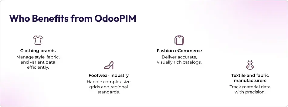 benefits from OdooPIM