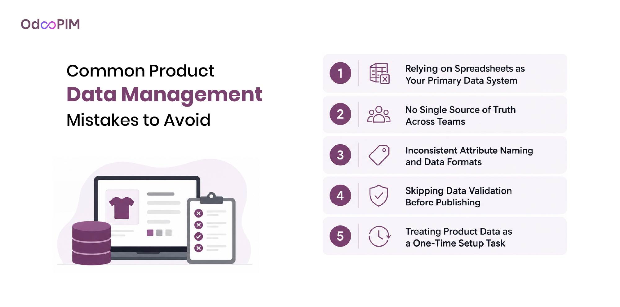 Common Product Data Management Mistakes to Avoid